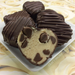Cookie Dough Heart Truffles