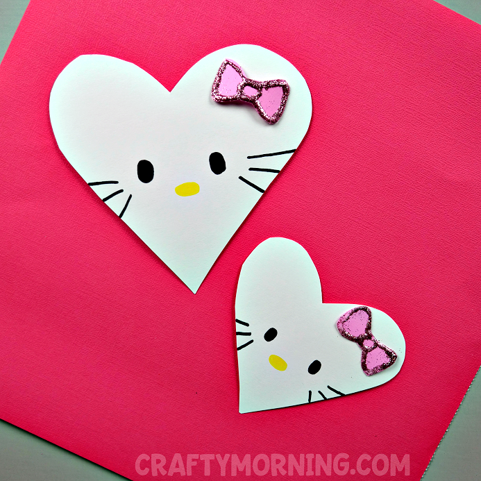 Hello Kitty Heart Valentine Craft