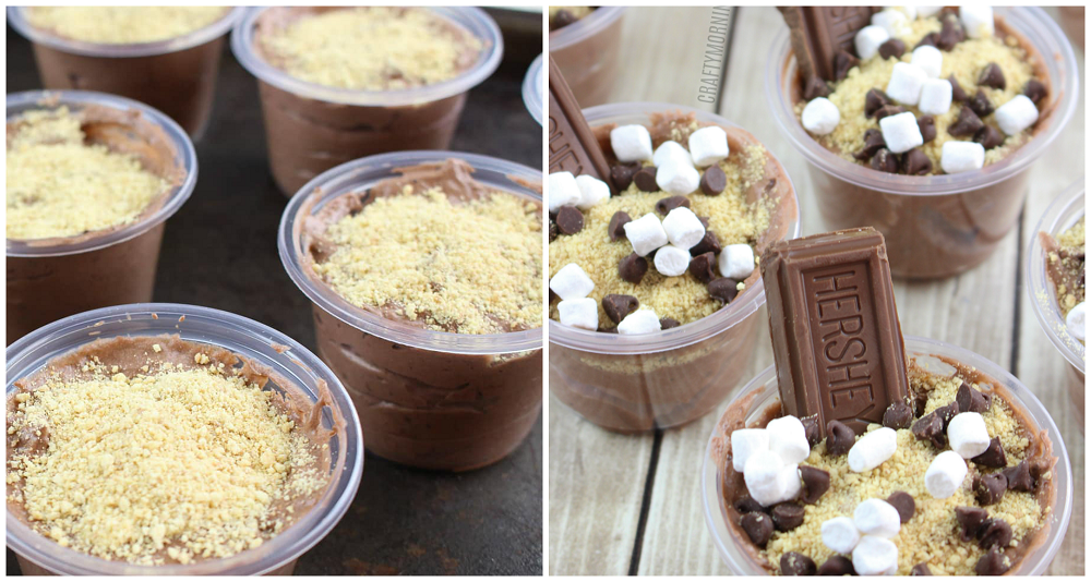 S’mores Pudding Shots