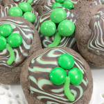 Shamrock Mint Chocolate Cookies