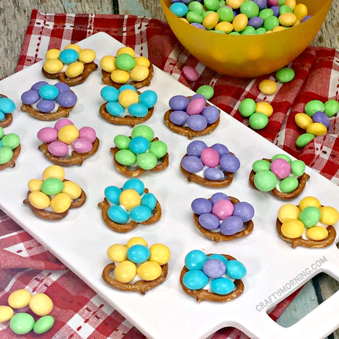 Flower Pretzel Treats
