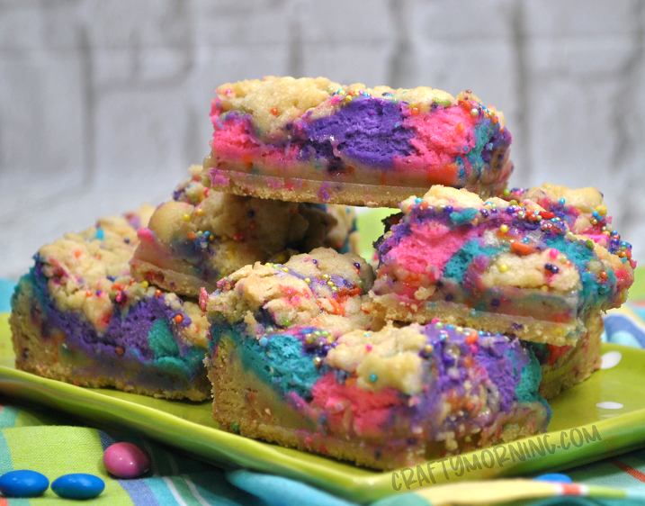 Unicorn Cheesecake Bars