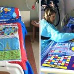 Dad Turns Board Games into Bed Sheets So Sick Kids Lying in Hospitals Won’t Get Bored