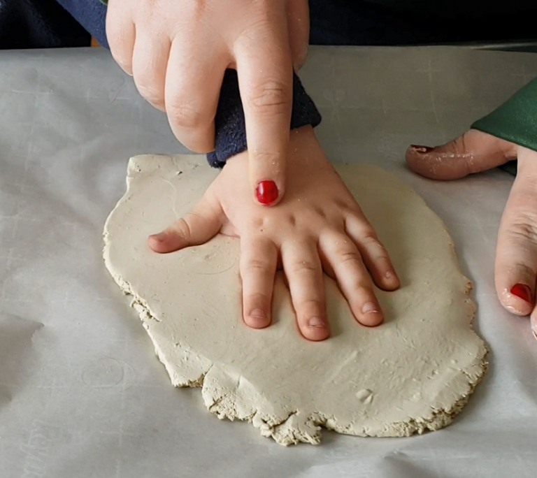 Clay Handprint Jewelry Dish Crafty Morning