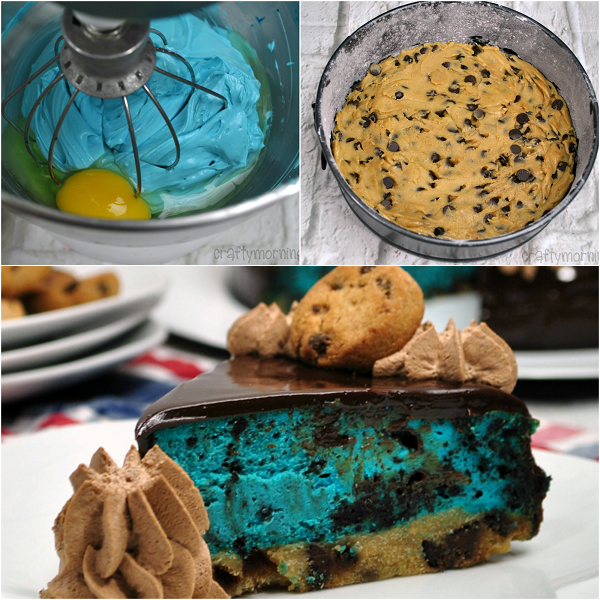 Cookie Monster Cheesecake
