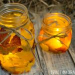 Mason Jar Leaf Candle Holders