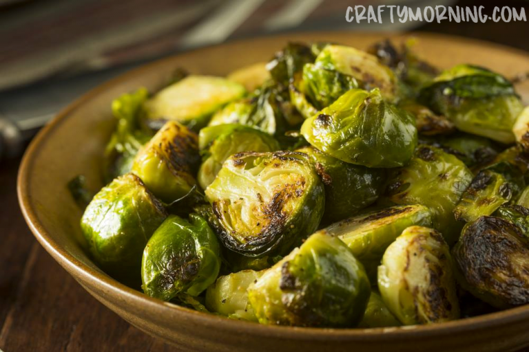 Oven Roasted Brussel Sprouts Crafty Morning