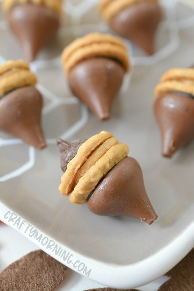 Hershey Kiss Acorn Treats