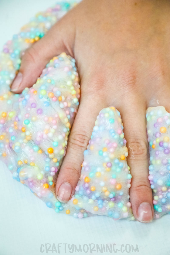 Crunchy Floam Slime Recipe