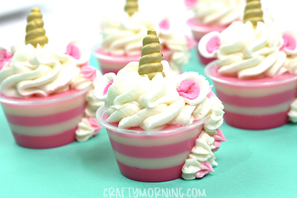 Unicorn Jello Shots Crafty Morning