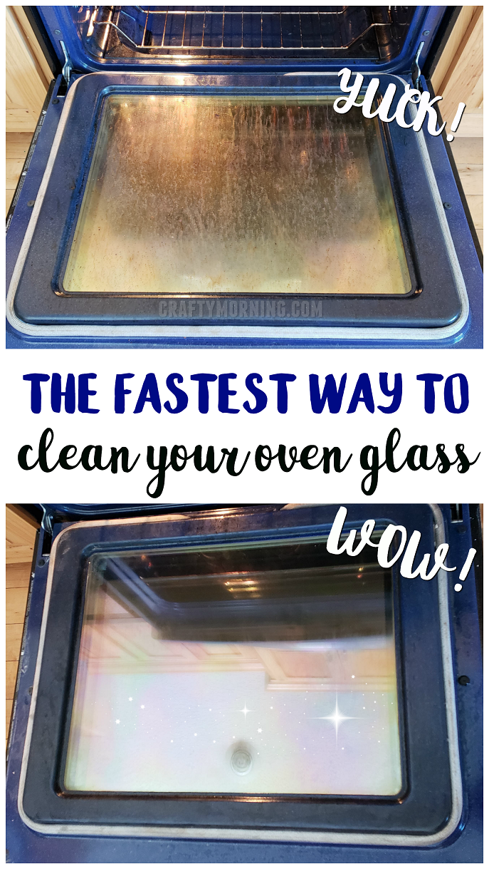 The Fastest Way to Clean Your Oven Glass - Crafty Morning