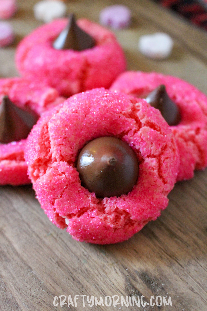Pink Kiss Cookies 
