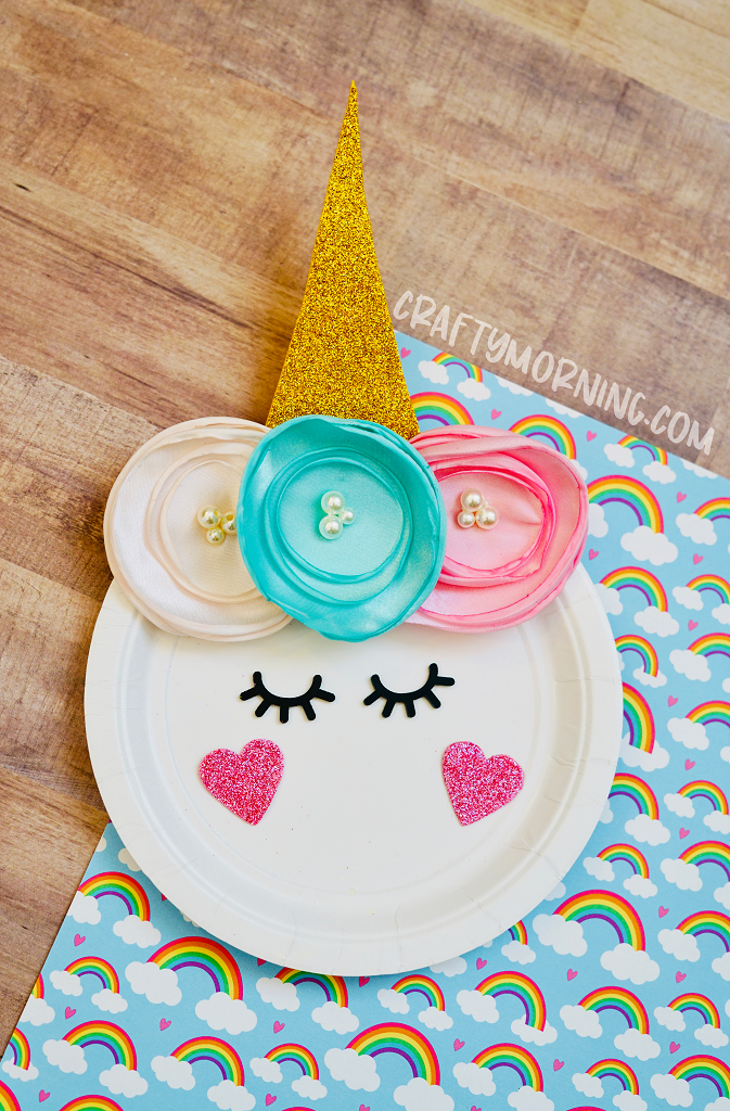 Paper Plate Unicorn Craft Crafty Morning