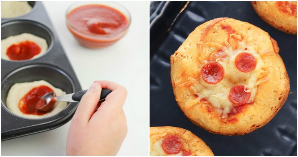 Make Mini Deep Dish Pizzas Using Canned Biscuits Crafty Morning