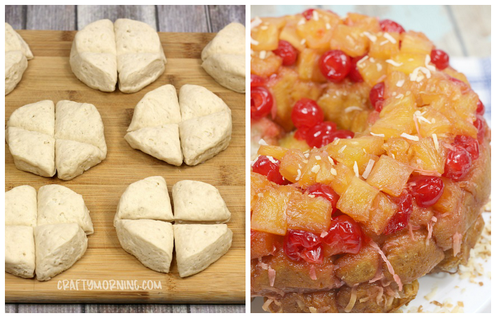 Pineapple Upside Down Monkey Bread