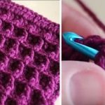 Learn the technique for the gorgeous waffle stitch with this step-by-step video tutorial