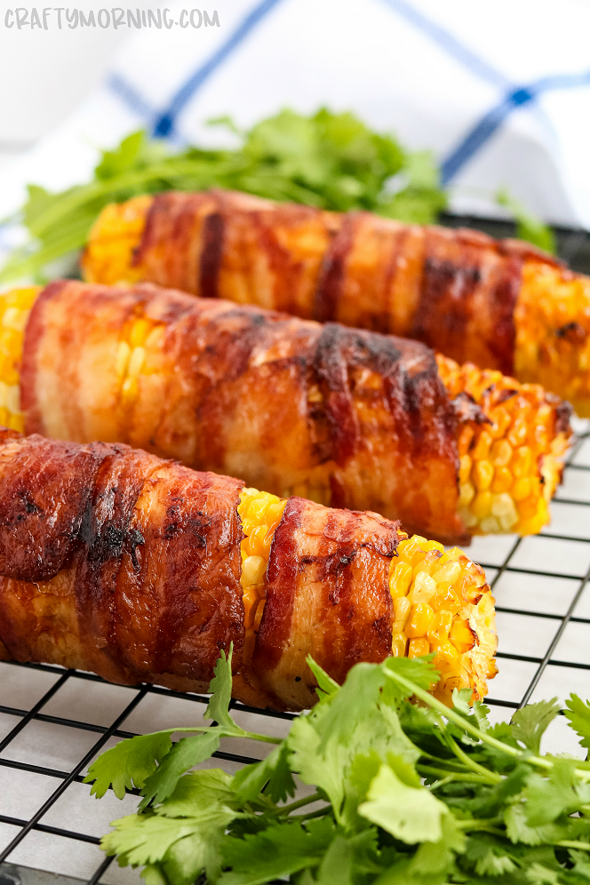 Bacon Wrapped Grilled Corn