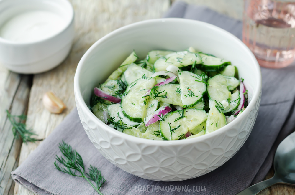 Creamy Cucumber Salad