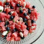 Watermelon Blueberry & Feta Salad