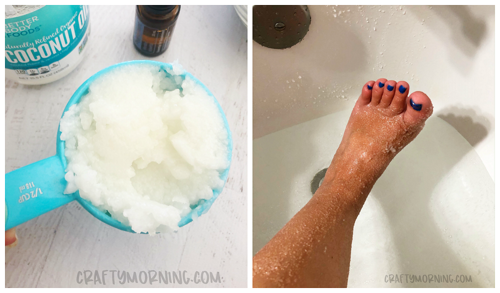 Exfoliating Salt Scrub- Remove Dead Skin Cells & Get Glowing Skin Again