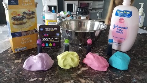 Make Cloud Dough Using 3 Ingredients Crafty Morning
