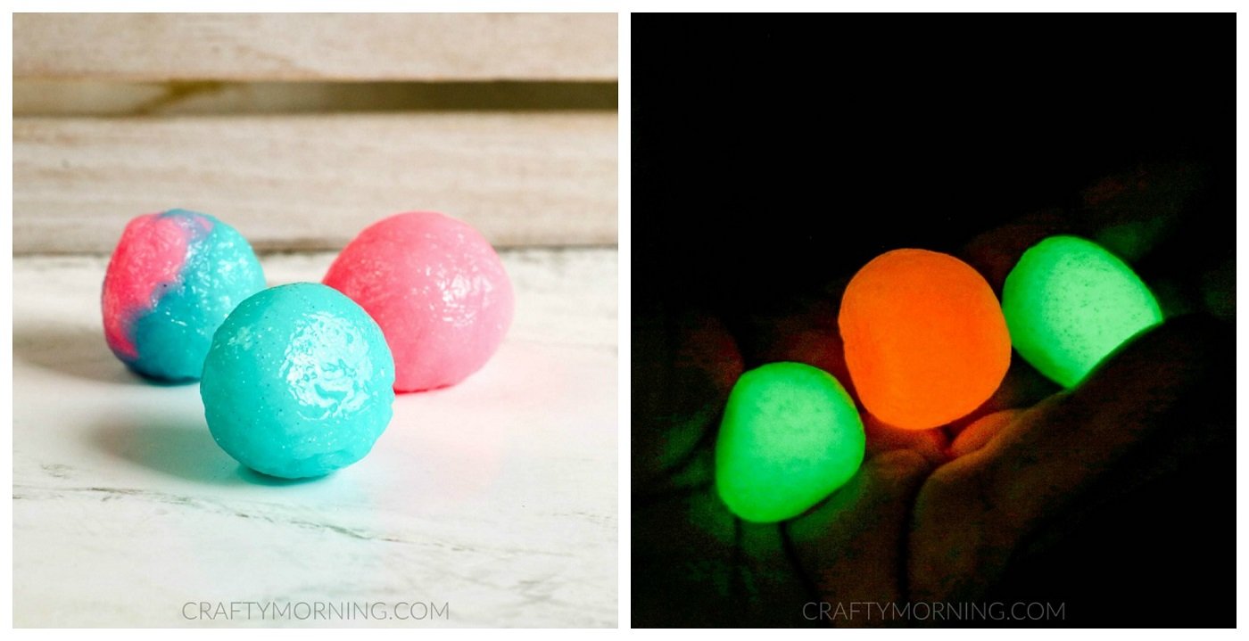 DIY Glow in the Dark Bouncy Balls - Crafty Morning