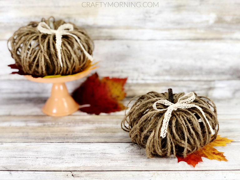 How to Make Twine Pumpkins Crafty Morning