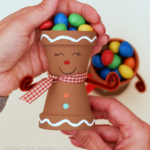 Gingerbread Man Candy Pots