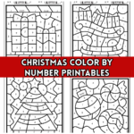 Christmas Color by Number Printables