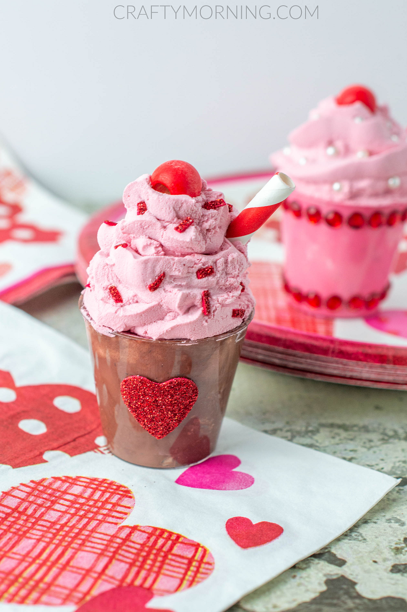 Valentine Faux Desserts Using Spackle