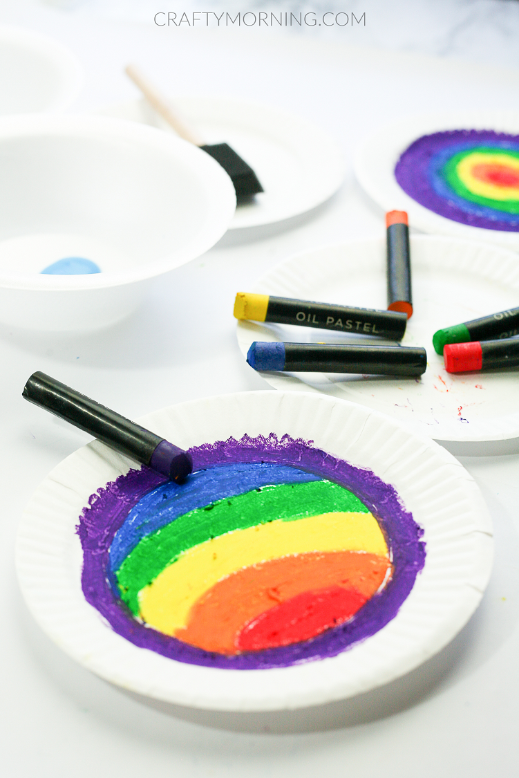 DIY Scratch Art Using Paper Plates