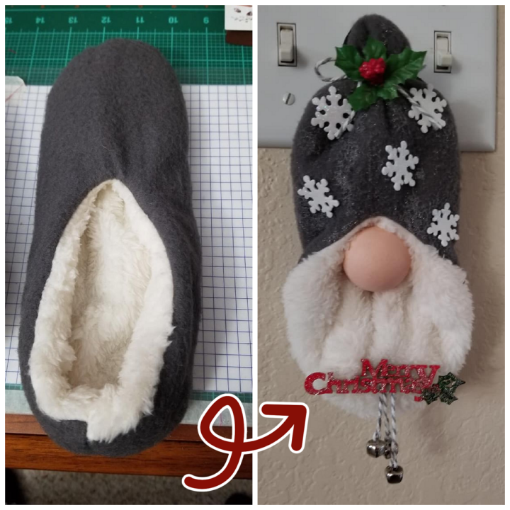 DIY Dollar Tree Slipper Gnome Crafty Morning
