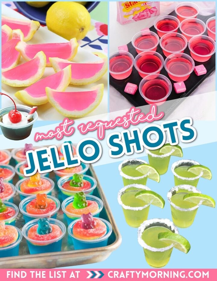 10+ Jello Shot Recipes You'll Love for Your Next Party Crafty Morning