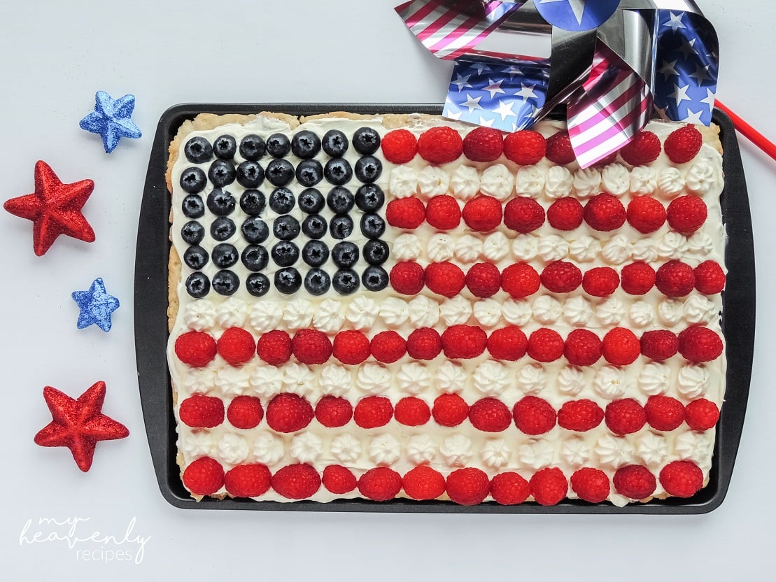 American Flag Fruit Pizza