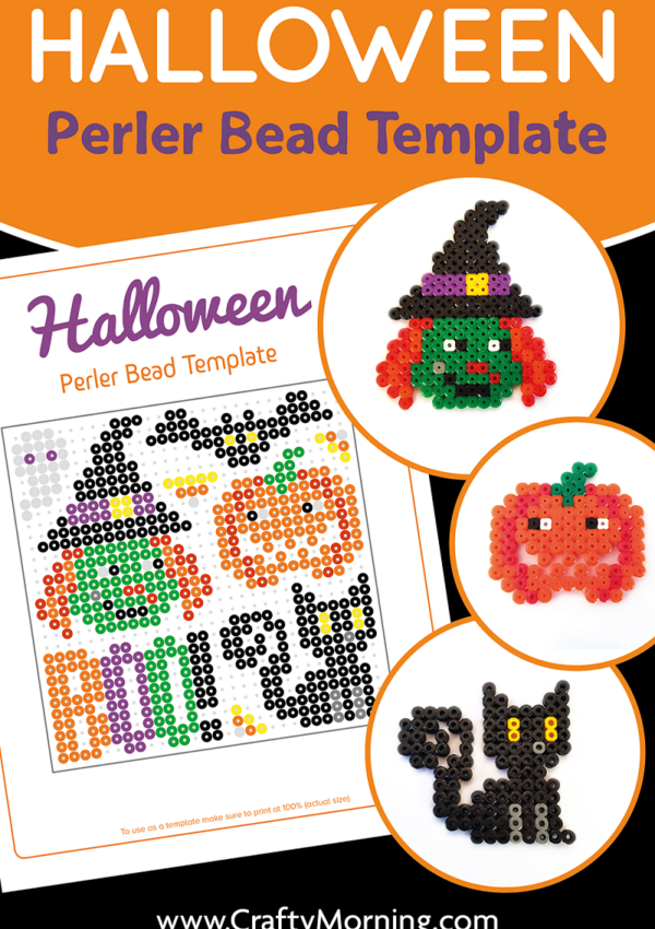 Halloween Perler Bead Patterns (Free Printable)