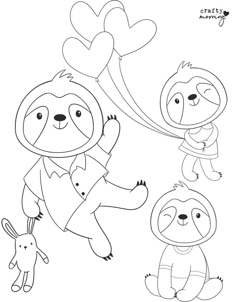 Cute Coloring Pages for Kids to Print - Crafty Morning