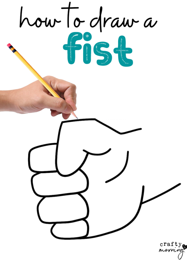 How to Draw a Fist (Easy Tutorial)