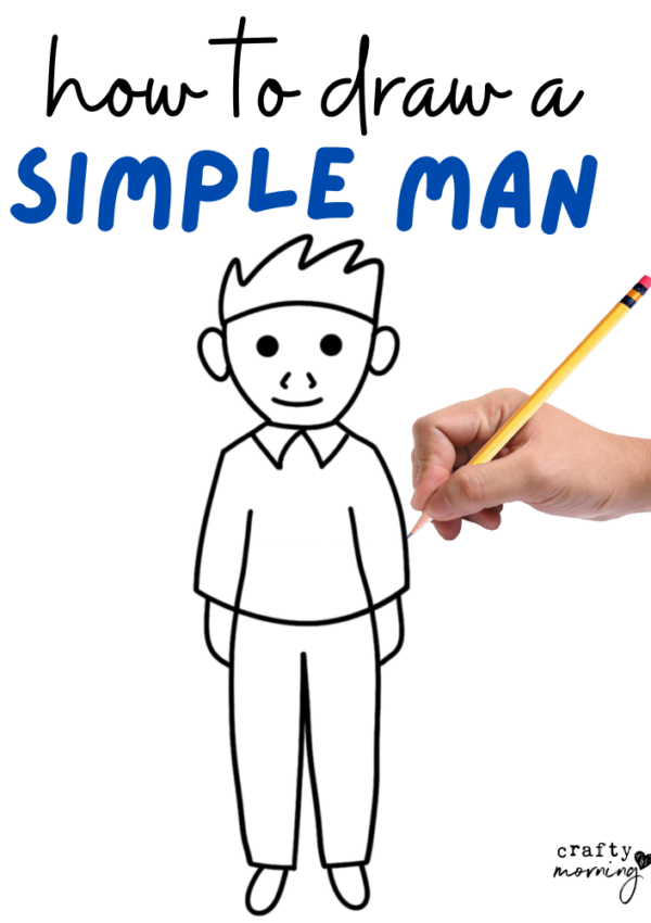 How to Draw a Man (Easy for Beginners)