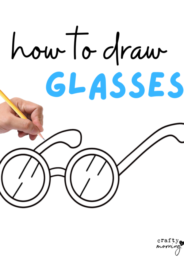 How to Draw Glasses (Easy Step by Step)