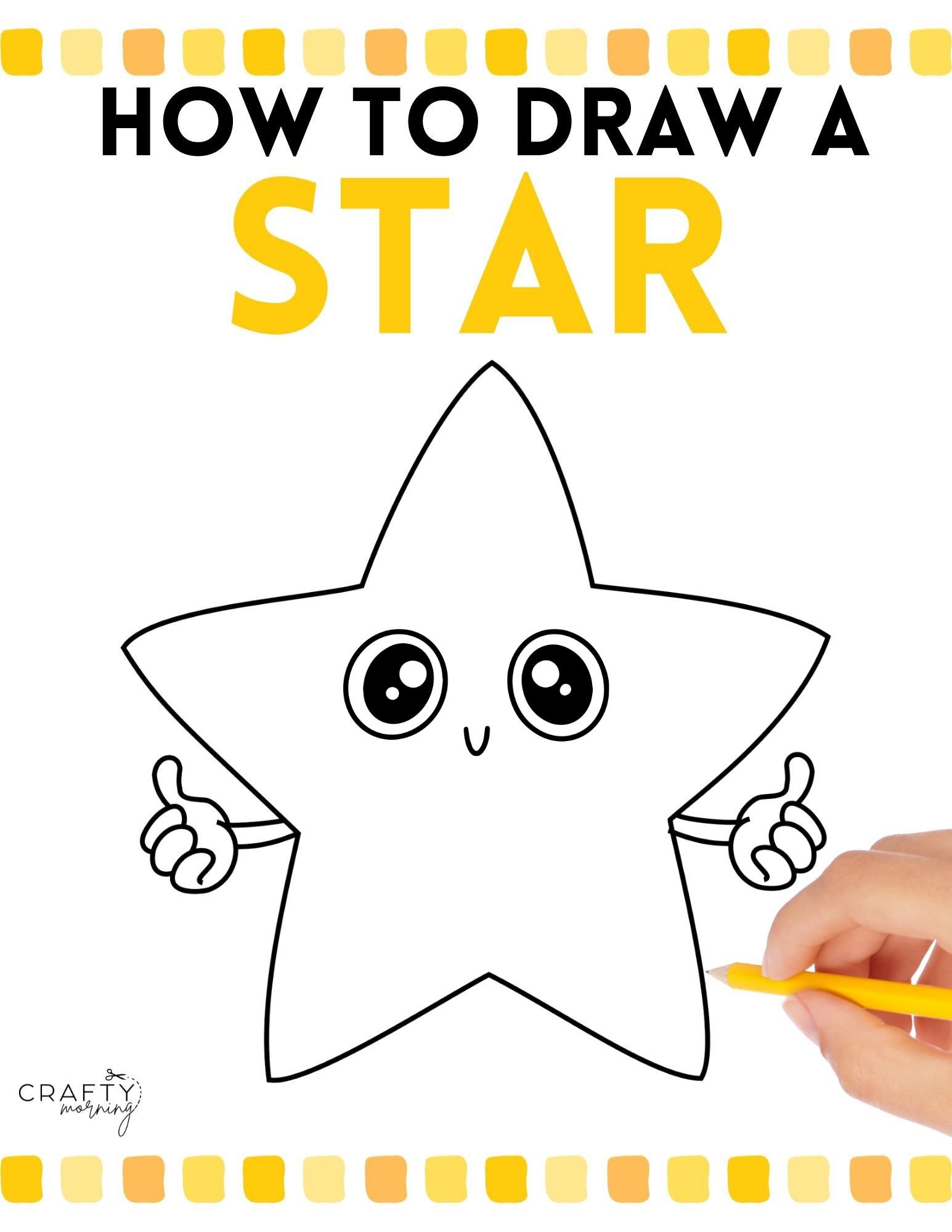 Star Drawing – Step by Step Tutorial