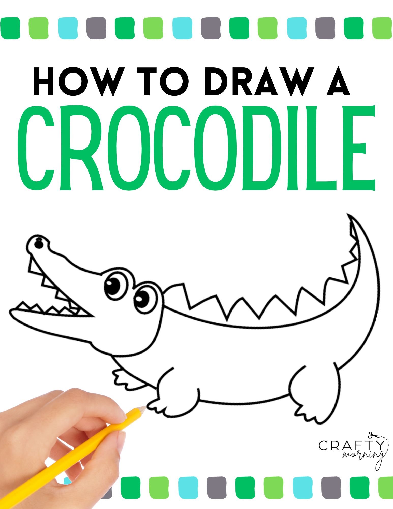 How to Draw a Crocodile