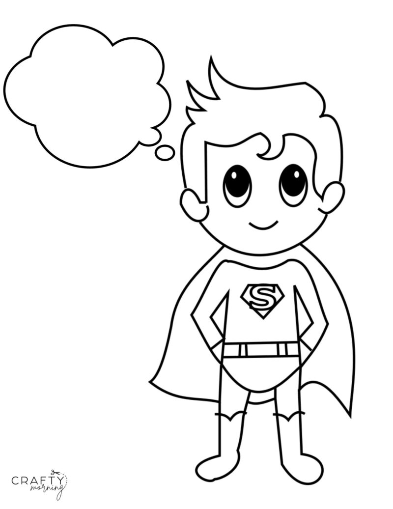 How to Draw a Superhero - Crafty Morning
