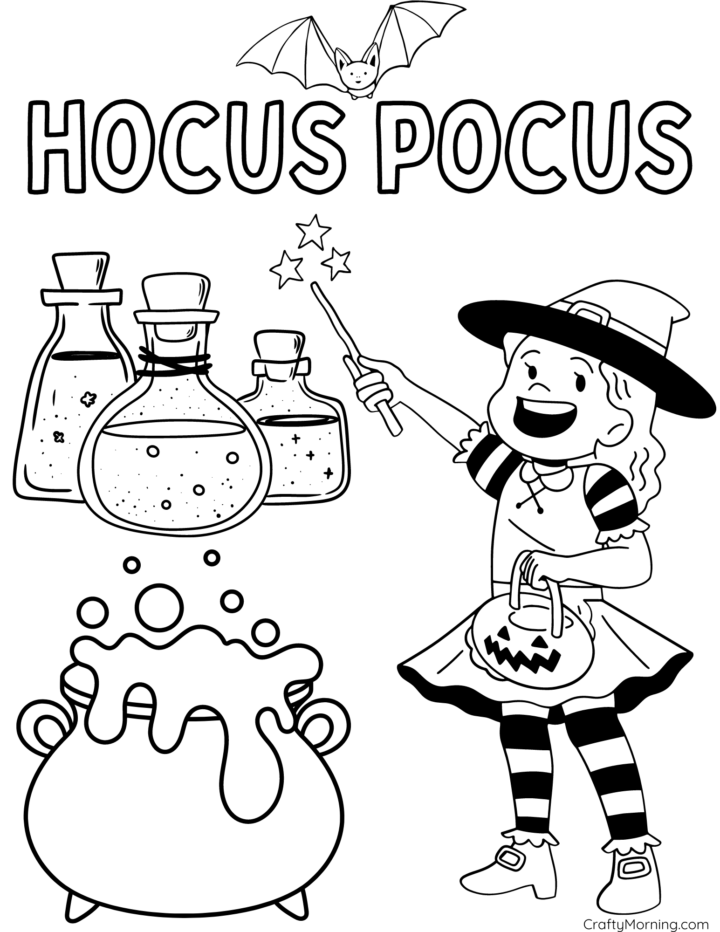 Free Halloween Coloring Pages to Print - Crafty Morning