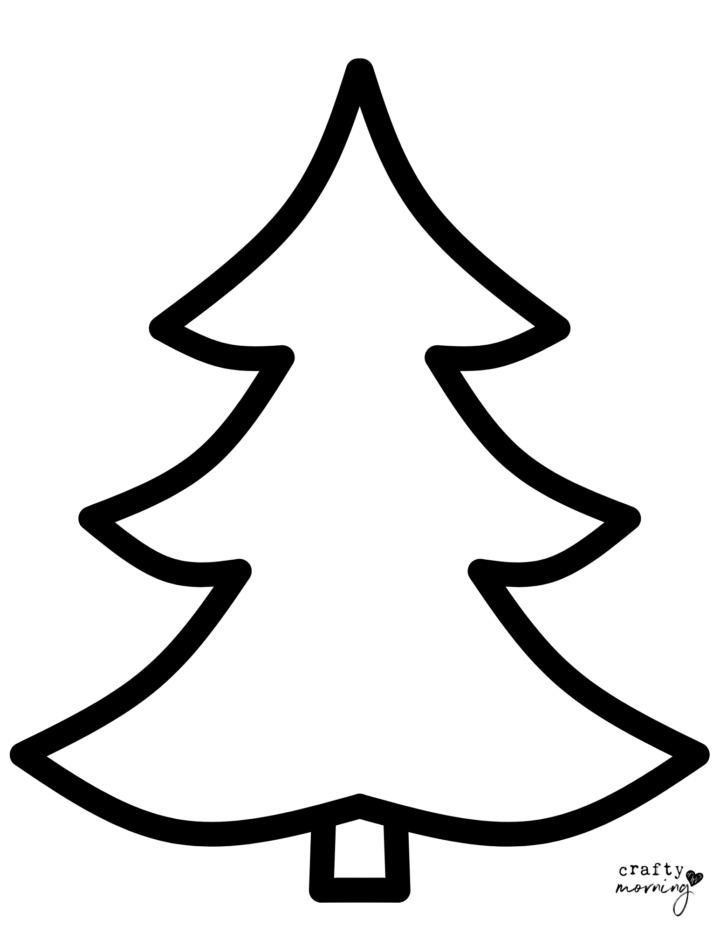 11 Free Christmas Tree Templates Crafty Morning