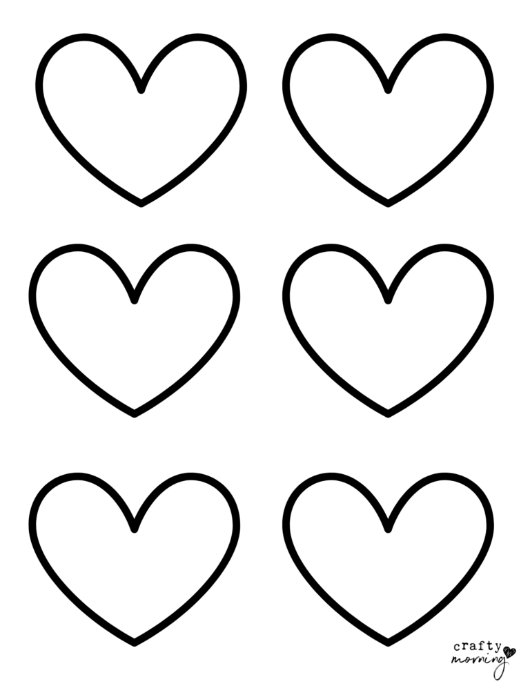 10 Free Printable Heart Templates Crafty Morning