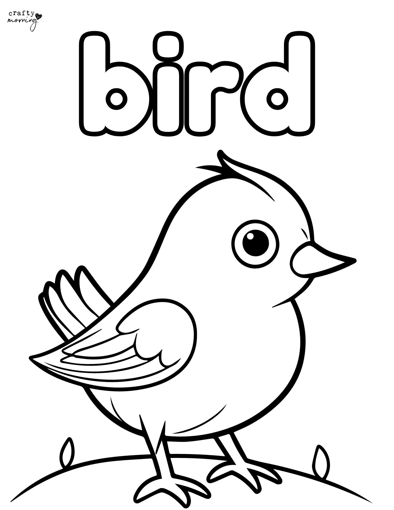 Bird Coloring Pages For Kids