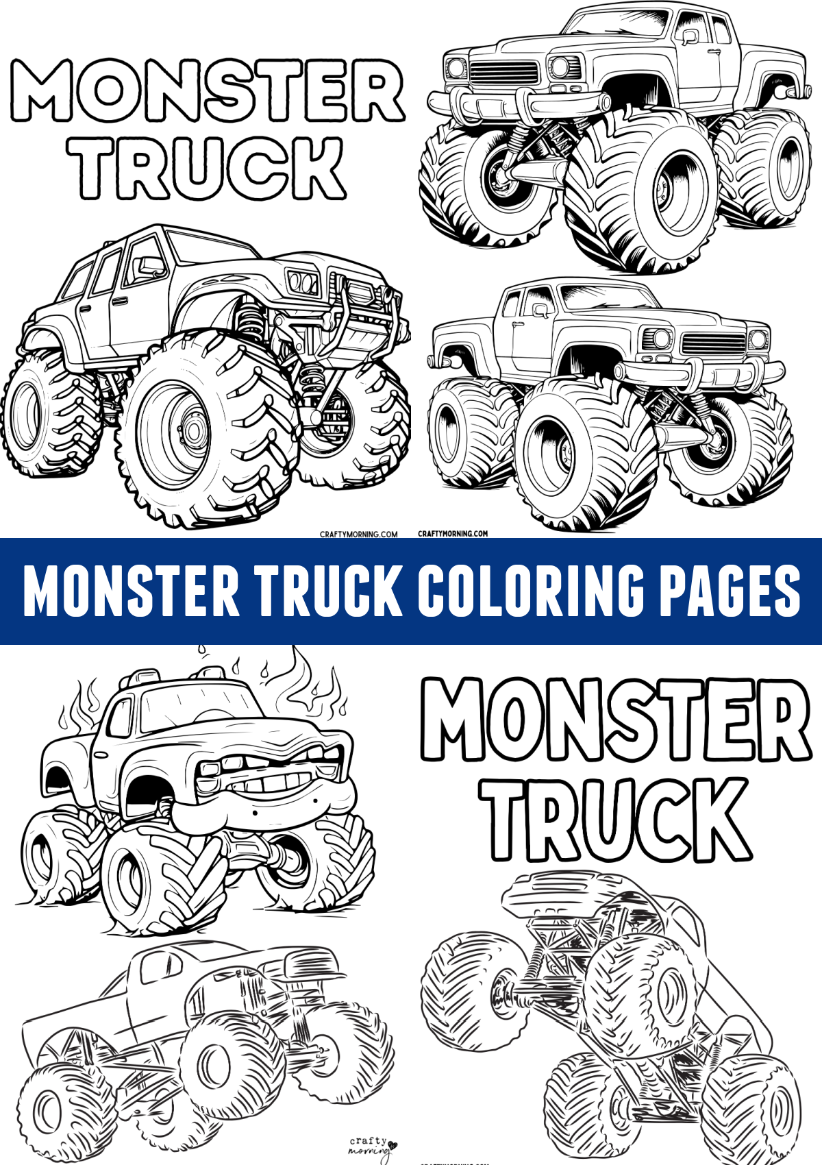 Monster Truck Coloring Pages