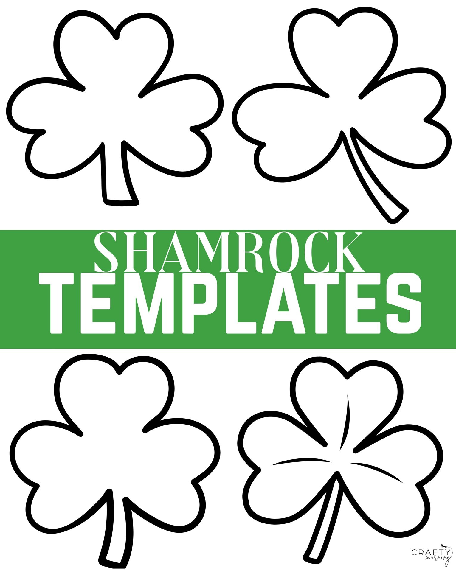 Shamrock Templates to Print