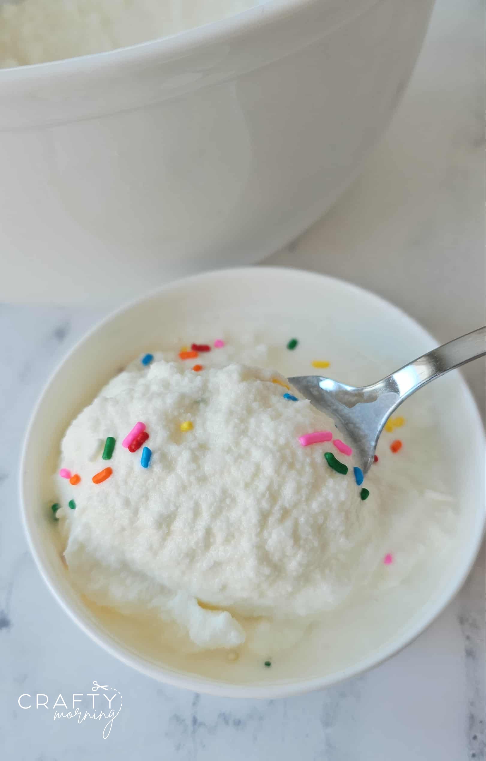 How to Make Snow Ice Cream