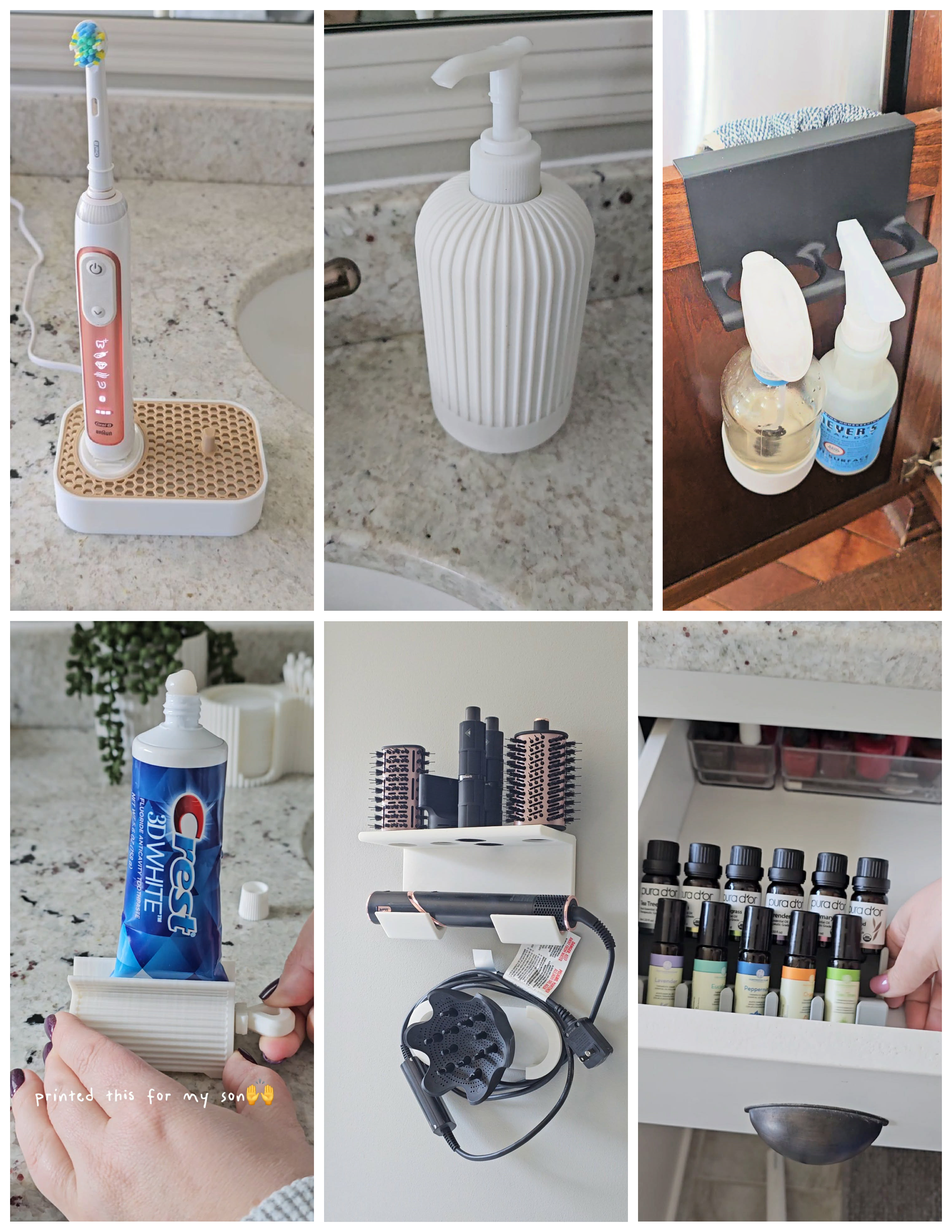 Useful Bathroom 3D Print Ideas